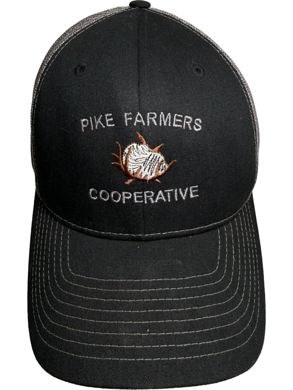 Pike Farmers Cooperative Trucker Hat Troy Alabama Ag Supplies Snapback Cap 1 sz